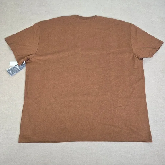 Hurley Supply Co Mens X Large Brown Relaxed Fit Cotton T Shirt - Picture 2 of 8